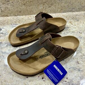 Birkenstocks Leather Medina New in box with tags